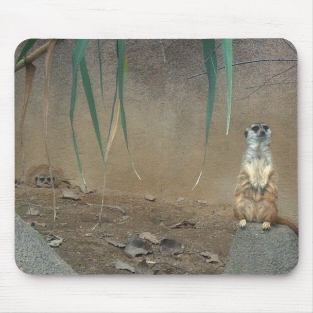 Meerkats Mouse Pad (Front)