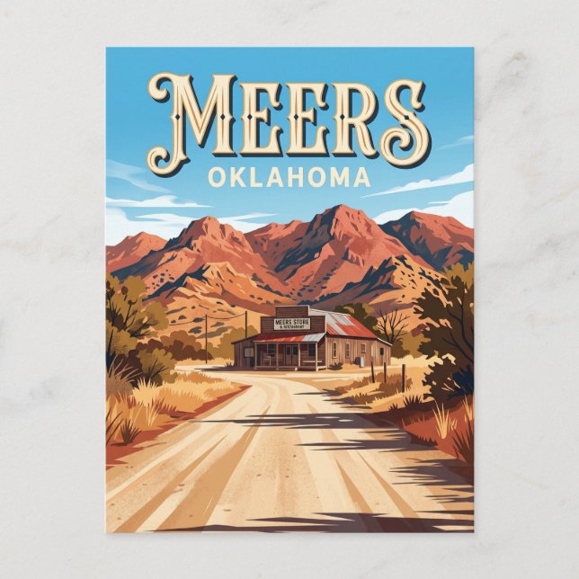 Meers USA Postcard (Front)