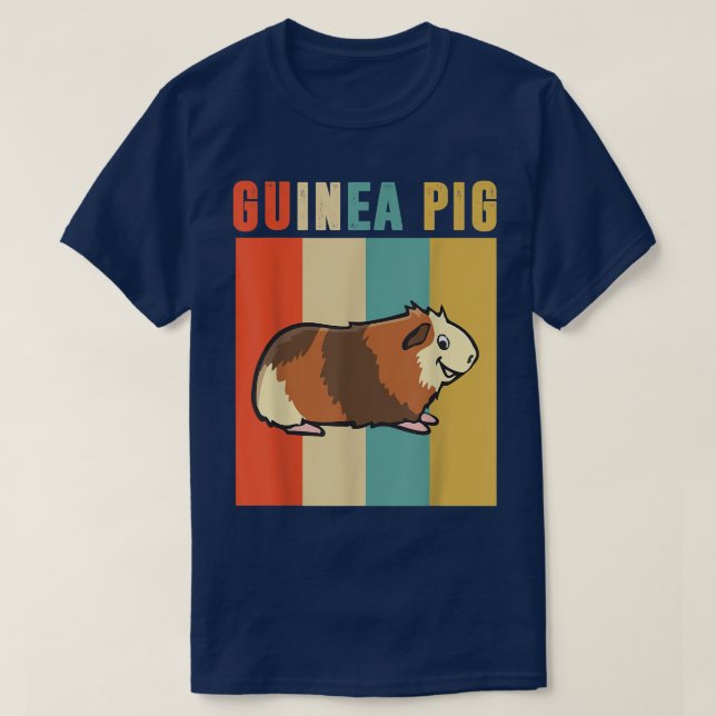 Meersau running bike guinea pig mum papa guinea pi T-Shirt (Design Front)