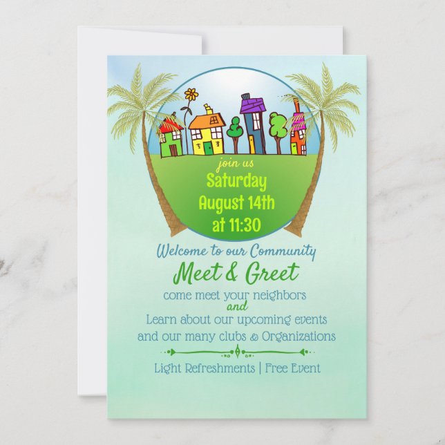Meet and Greet Invitation (Front)