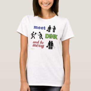 "Meet, Dink, and Be Merry" Pickleball Tank Top