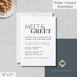 Meet & Greet Business Networking Event Invitation