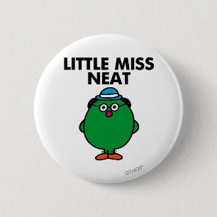 Meet Little Miss Neat 6 Cm Round Badge