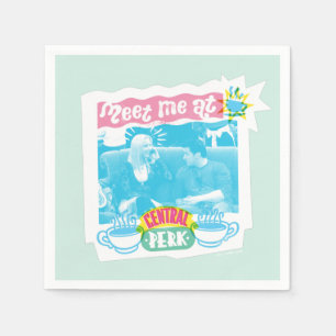 Meet Me at Central Perk Neon Graphic Napkin