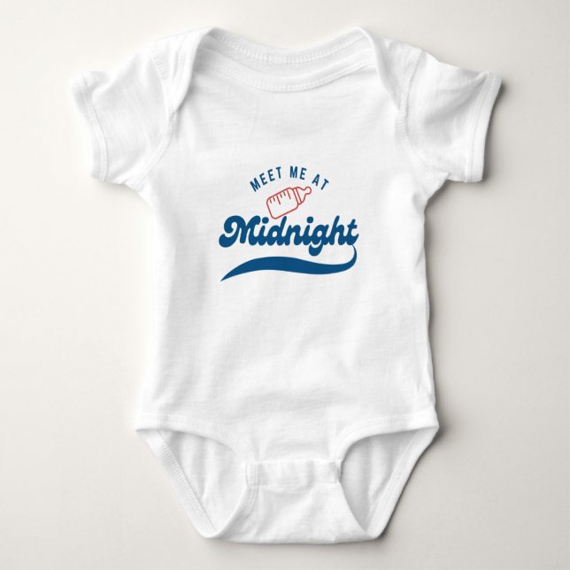 Meet me at midnight baby bodysuit (Front)