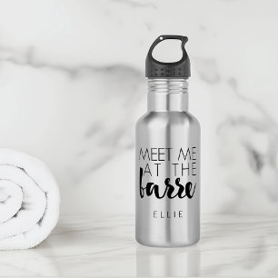 Meet Me at the Barre   Personalised Ballet Quote 532 Ml Water Bottle
