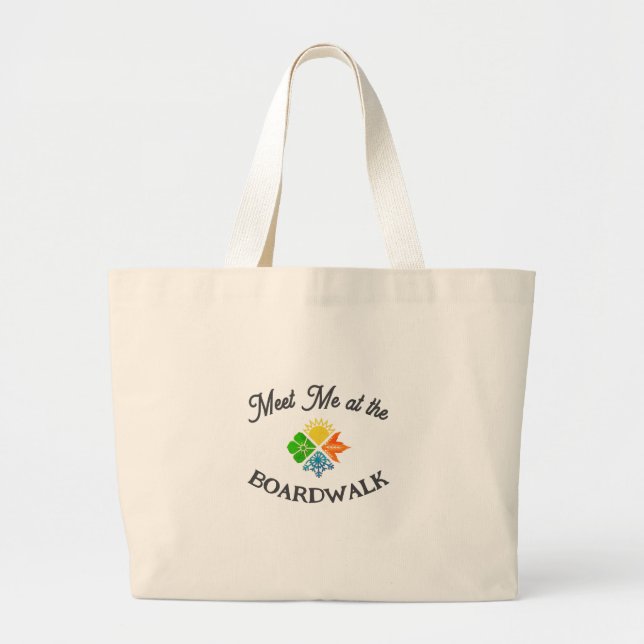 Meet Me at the Boardwalk Tote Bag (Front)