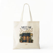 Meet Me at the Bookstore Tote Bag | Velvet Signatu