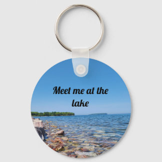 Meet Me at the Lake Keychain