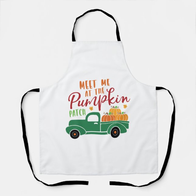 Meet Me At The Pumpkin Patch Apron (Front)