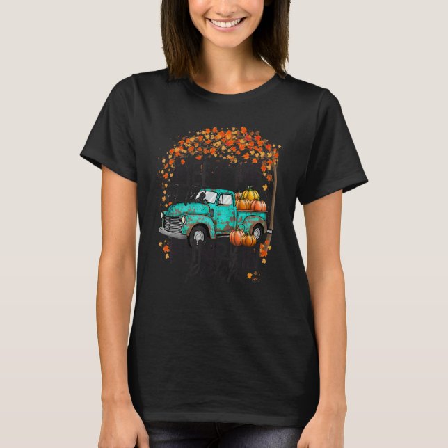 Meet Me at The Pumpkin Patch Fall Autumn Thanksgiv T-Shirt (Front)
