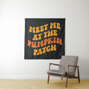 Meet Me At The Pumpkin Patch Tapestry
