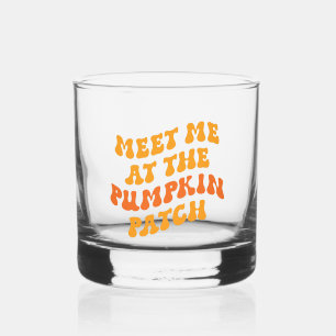 Meet Me At The Pumpkin Patch Whiskey Glass