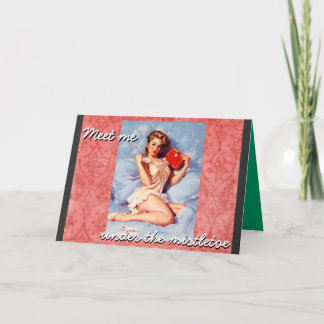 Meet me...Christmas Greeting card