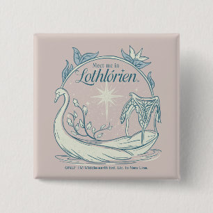 Meet me in LOTHLORIEN™ - Swan Boat 15 Cm Square Badge