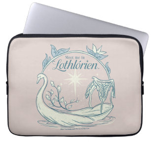Meet me in LOTHLORIEN™ - Swan Boat Laptop Sleeve