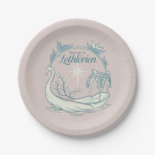 Meet me in LOTHLORIEN™ - Swan Boat Paper Plate