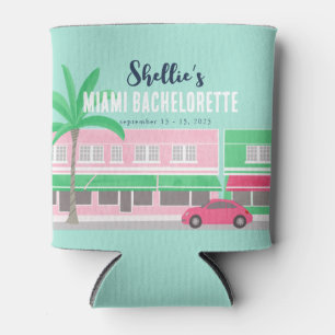 Meet Me in Miami Bachelorette Can Cooler