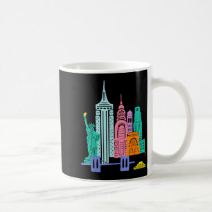 Meet Me In New York - Cute Us State Travel Retro D Coffee Mug