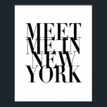 Meet Me In New York Poster<br><div class="desc">Meet Me In New York</div>