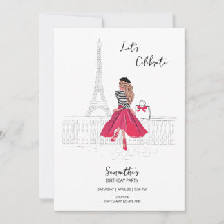 Meet Me in Paris – Birthday Party Invitation