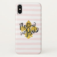Meet Me in Paris Black and Gold
