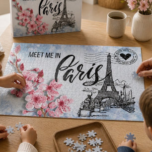 Meet Me in Paris Large Jigsaw Puzzle