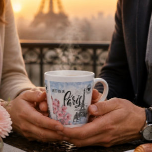 Meet Me in Paris Latte Mug