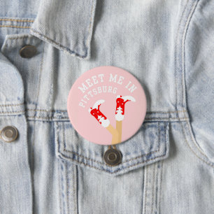 Meet me in pittsburg game day button
