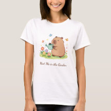 Meet Me in the Garden – Cute Gardening Capybara