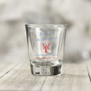 Meet Me in The Hamptons Bachelorette Shot Glass