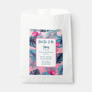 Meet Me In the Tropics Birthday Trip Favour Bag