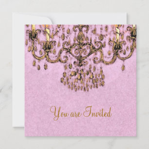 Meet Me Under the Chandelier ~ Invitations
