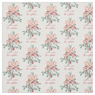 Meet Me Under the Mistletoe Fabric