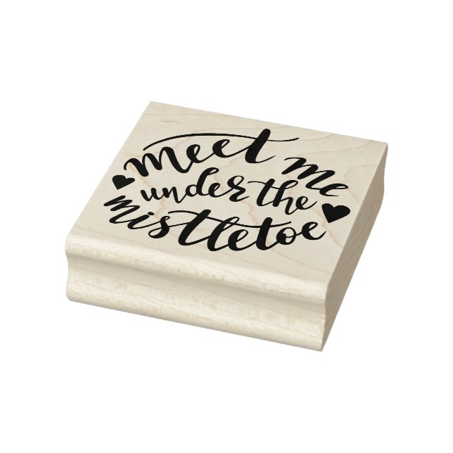 Meet Me Under The Mistletoe Rubber Stamp (Stamp)
