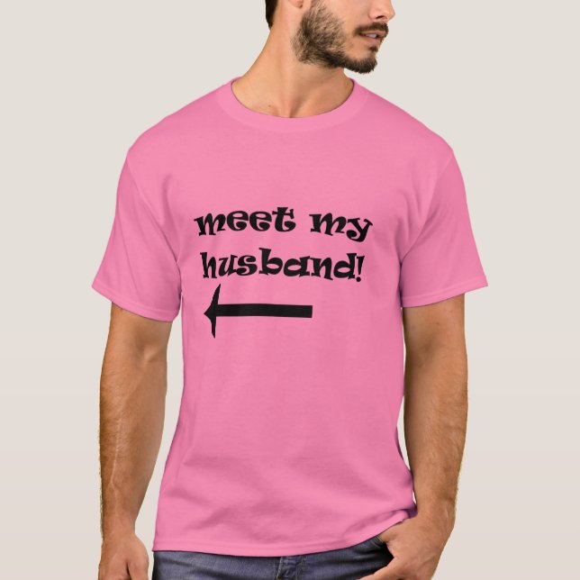 Meet my husband - couple shirt (Front)