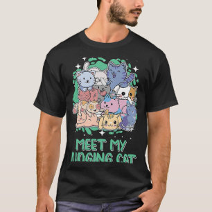 Meet My Judging Cat Cat Kitten Humour Sarcastic T-Shirt