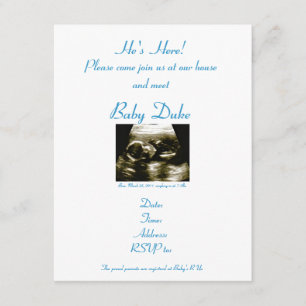 Meet the Baby Invitation
