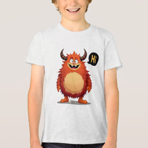 Meet the Friendly Fluff Monster Tri-Blend Shirt