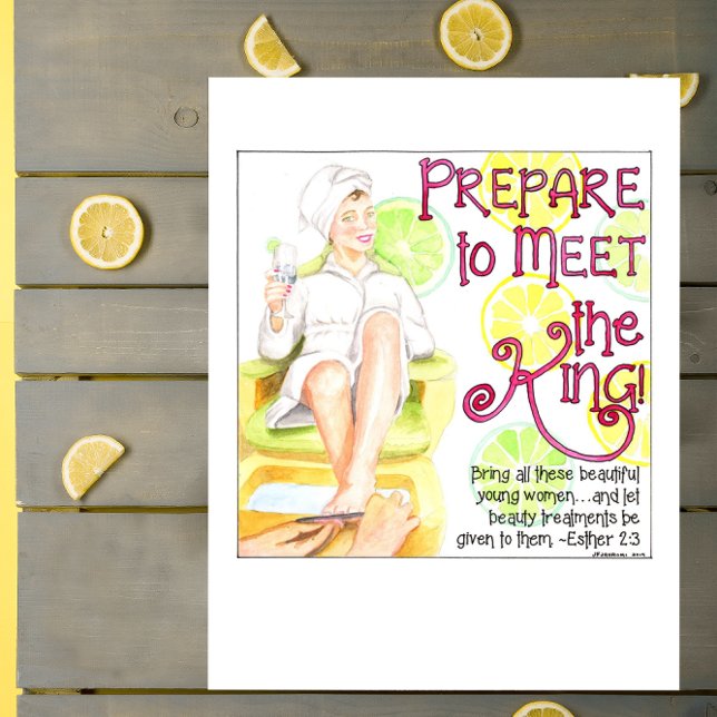 Meet the King Inspirational Postcard (Creator Uploaded)