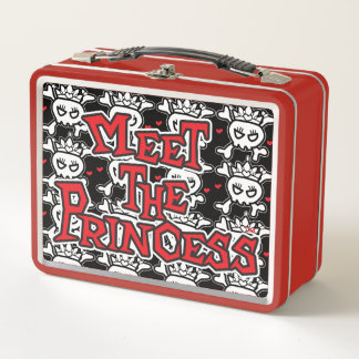 Meet The Princess logo Metal Lunch Box