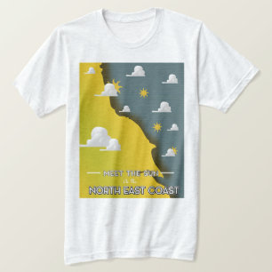 Meet The Sun, on the North East Coast T-Shirt