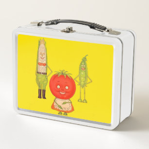 Meet the Vegetables Metal Lunch Box