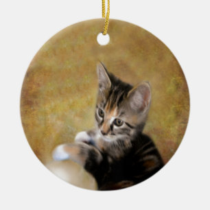 Meet Tiger Ceramic Tree Decoration
