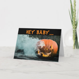 *MEET U UNDER THE SHEETS* RATED R HALLOWEEN BABY! HOLIDAY CARD
