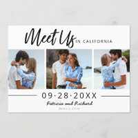 Meet Us In Destination Save The Date 3 Photo