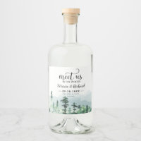 Meet Us In The Woods Outdoor Wedding Save The Date