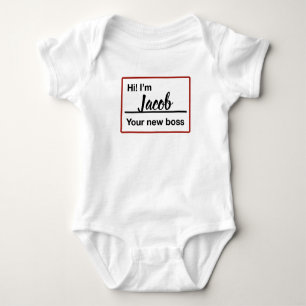 Meet your new boss baby bodysuit