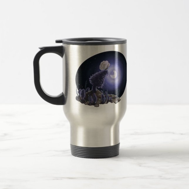 Meeting at Moonlight Travel Mug (Left)