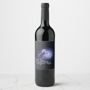 Meeting at Moonlight Wine Label